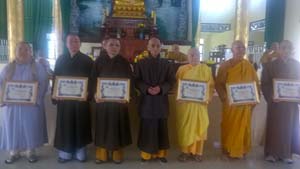 Dong Nai provincial VBS Executive Committee reviews Buddhist affairs 2014